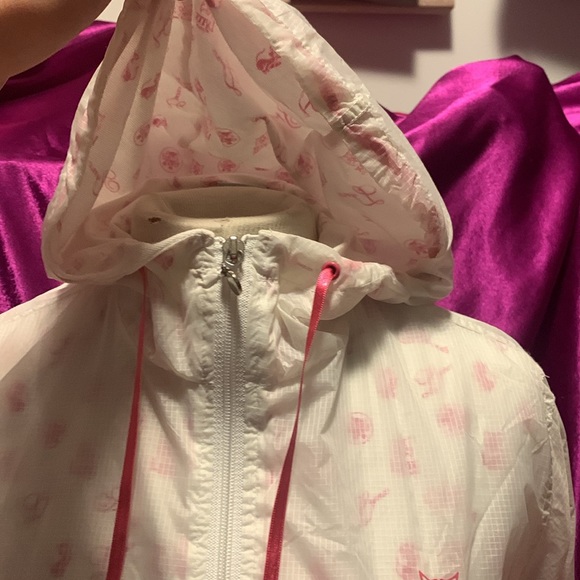 Links, sports, white and pink double layered warm jacket, size extra small - Picture 6 of 8